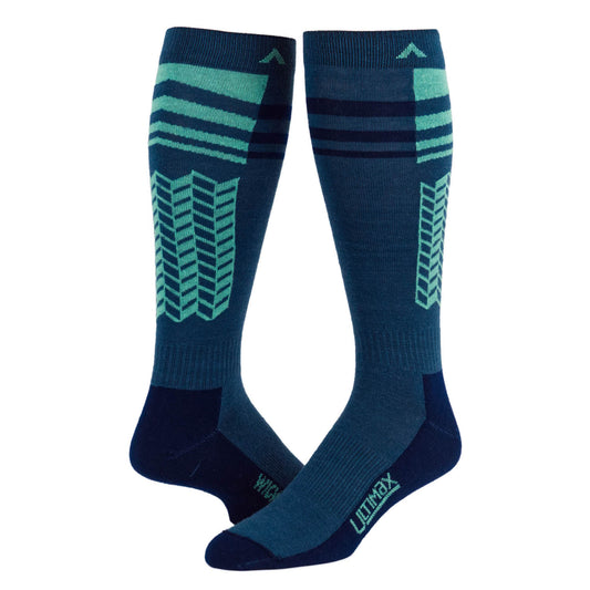 Snow Quest Over-The-Calf Ultra-Lightweight Sock - Seaport full product perspective