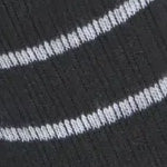 Ultra Cool Lite Stripe Ultra-Lightweight Crew Sock - Onyx swatch - made in The USA Wigwam Socks