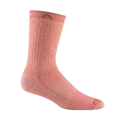 Merino Comfort Hiker Midweight Crew Sock - Mauvewood full product perspective - made in The USA Wigwam Socks