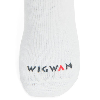 7-Footer® Extra Tall Sock - white toe perspective - made in The USA Wigwam Socks