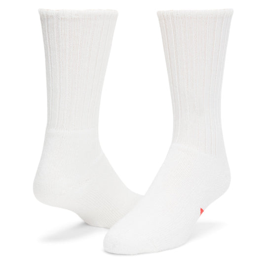 Advantage Crew Sock - White full product perspective
