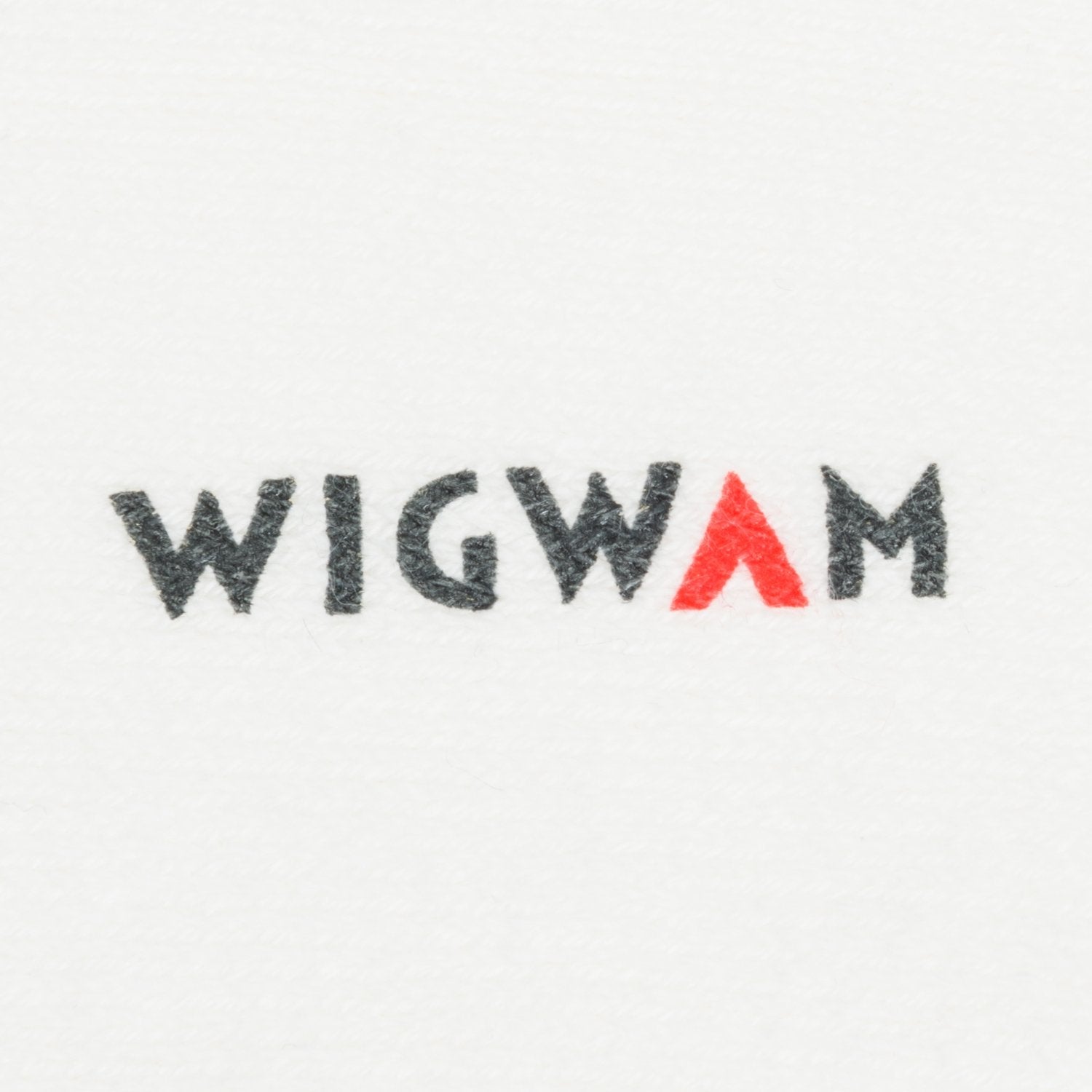 White knit-in logo