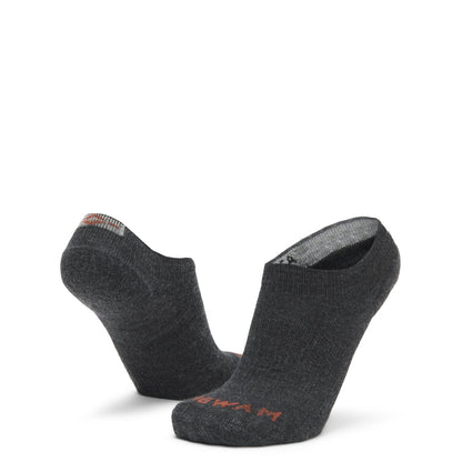 Axiom Lightweight Low Cut Sock With Merino Wool - Oxford full product perspective - made in The USA Wigwam Socks