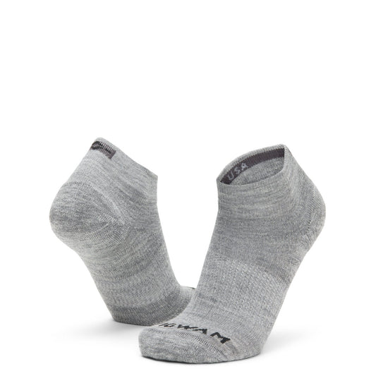Axiom Quarter Sock With Merino Wool - Grey full product perspective