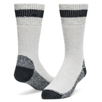 Diabetic Thermal Crew Heavyweight Sock With Wool - Grey/Black swatch - by Wigwam Socks