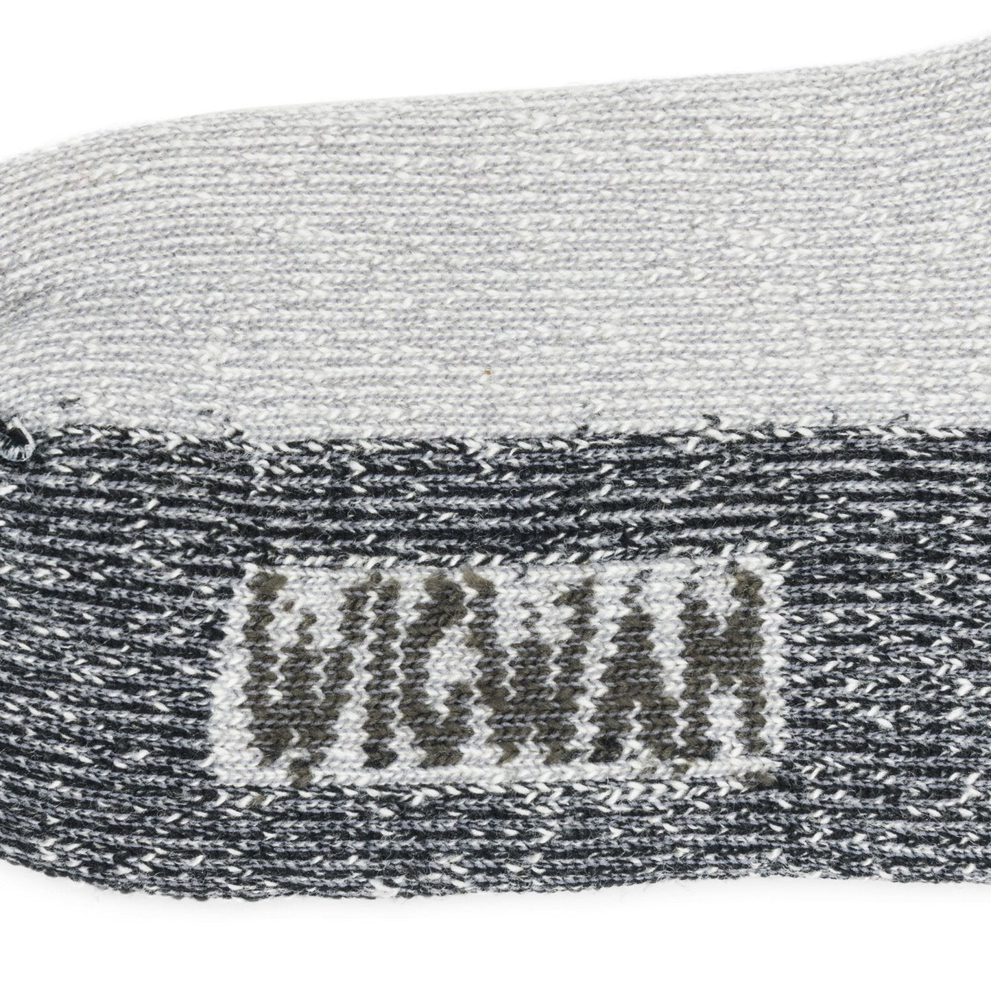 Grey/Black knit-in logo
