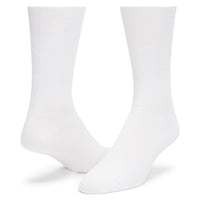 Coolmax®  Liner Ultra-lightweight Crew Sock - White swatch - by Wigwam Socks