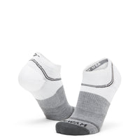 Surpass Lightweight Low Sock - White/Grey swatch - by Wigwam Socks