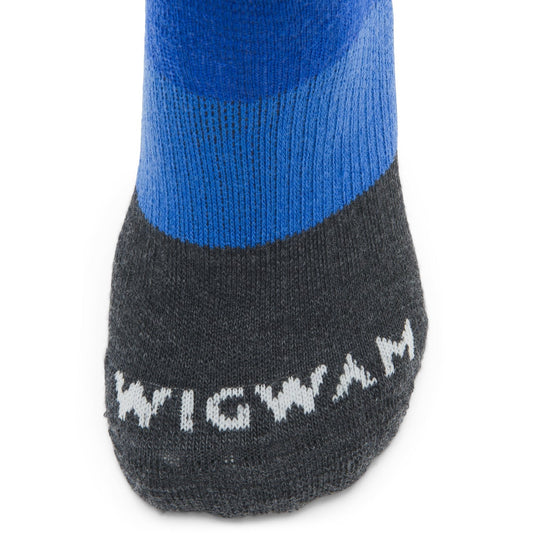 Trail Junkie Lightweight Quarter Sock With Merino Wool - Surf The Web toe perspective
