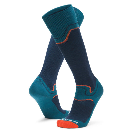 Snow Junkie Ultra Lightweight Over-The-Calf Sock - Navy II full product perspective