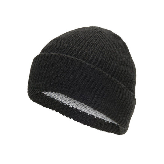 Dri-release® Watch Cap With Wool - Black full product perspective