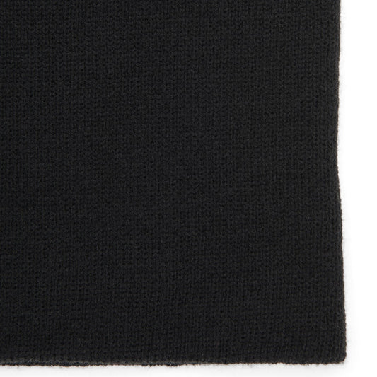 743 Acrylic Neck Warmer - Black fabric close-up