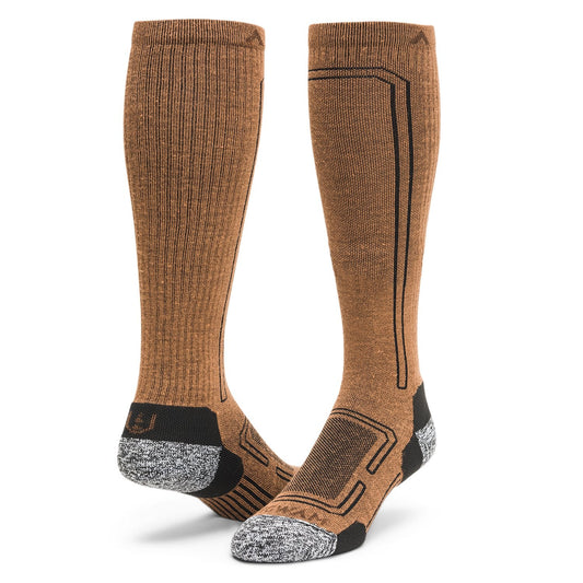 No Fly Zone Outdoor Over-The-Calf Sock - Coyote Brown full product perspective