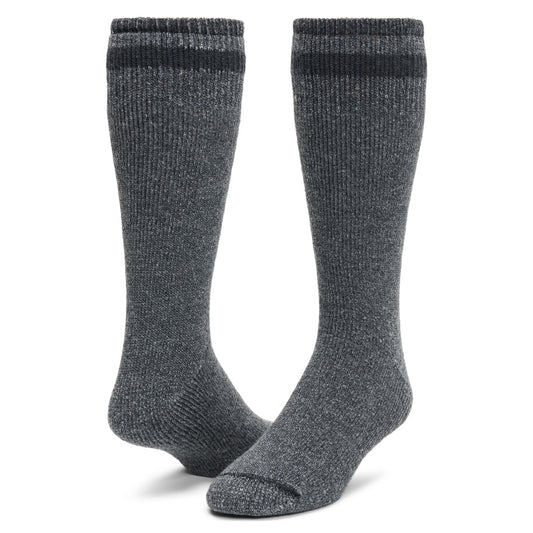 Super Boot 2-Pack Heavyweight Socks With Wool - Charcoal full product perspective