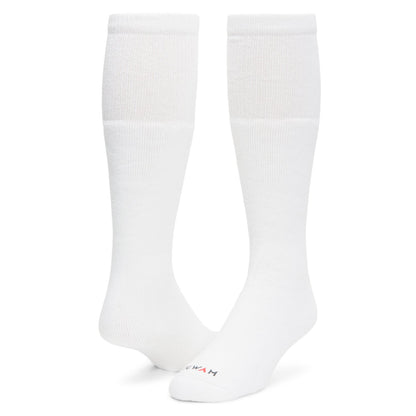 Super 60® Tube 6-Pack Midweight Cotton Socks - White full product perspective - made in The USA Wigwam Socks