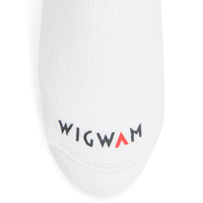Super 60® Tube 6-Pack Midweight Cotton Socks - White toe perspective - made in The USA Wigwam Socks
