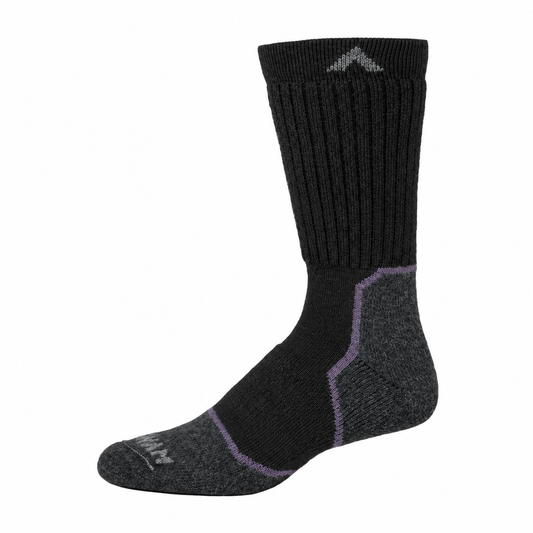 Wool Midweight Outdoor Crew - Black side