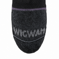 Wool Midweight Outdoor Crew - Black swatch - made in The USA Wigwam Socks