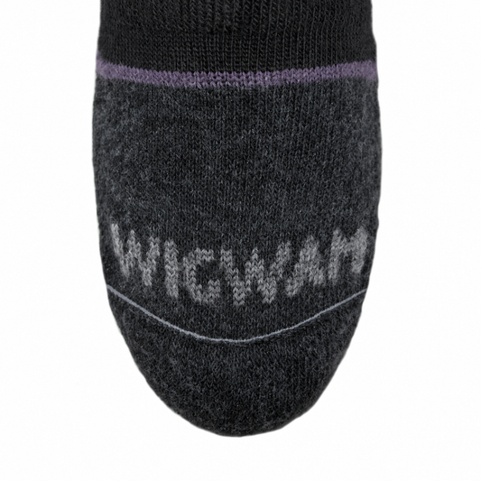 Wool Midweight Outdoor Crew - Black logo