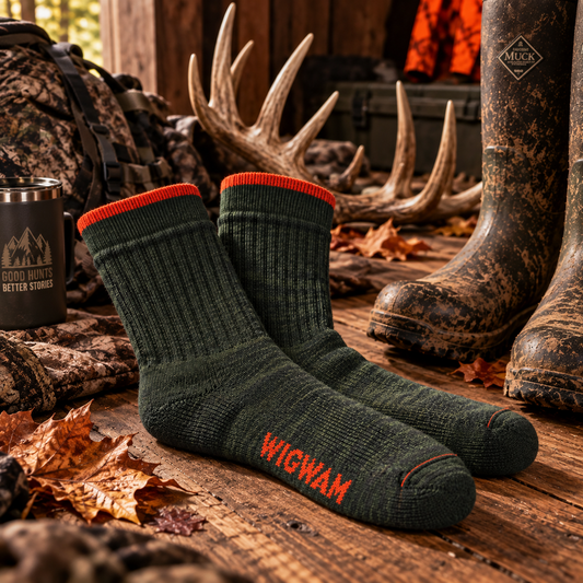 The Gamekeeper Midweight Boot Sock - lifestyle image