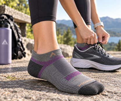 Ultra Cool-Lite Lightweight Low Socks - Lifestyle image - made in The USA Wigwam Socks