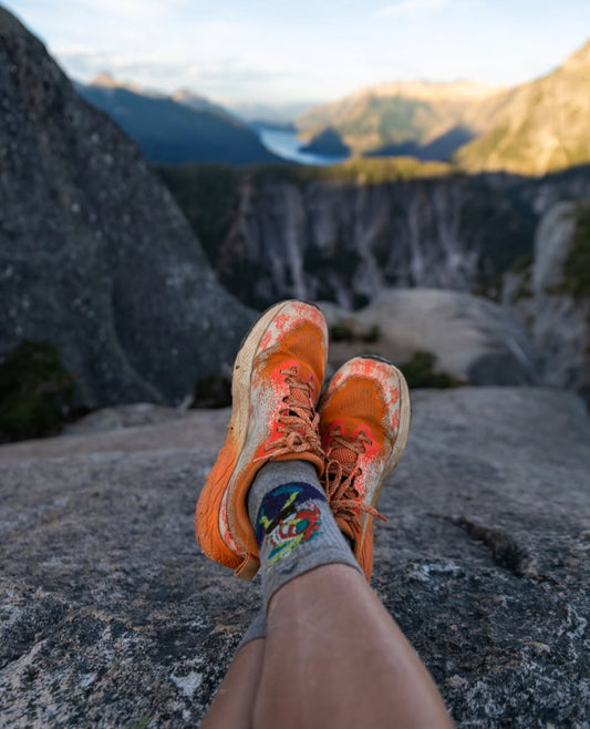 Croaker Lightweight Mid-Crew Sock - Lifestyle Image
