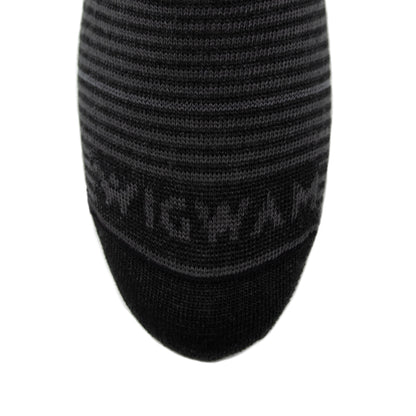 Easy Fit II Ultralightweight Diabetic Sock - Black toe - made in The USA Wigwam Socks