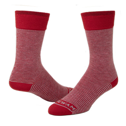 Easy Fit II Ultralightweight Diabetic Sock - Poppy full - made in The USA Wigwam Socks