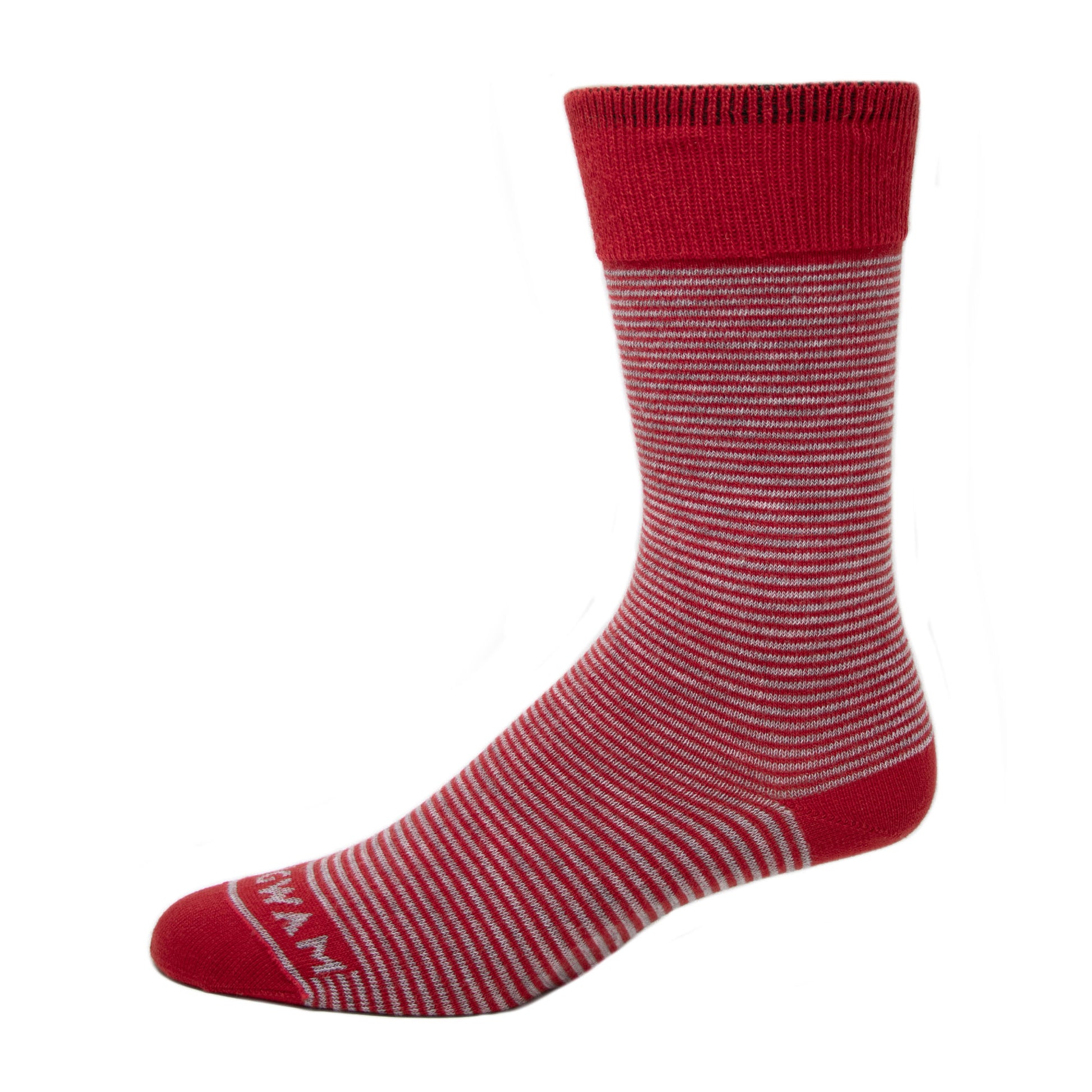 Easy Fit II Ultralightweight Diabetic Sock - Poppy side - made in The USA Wigwam Socks