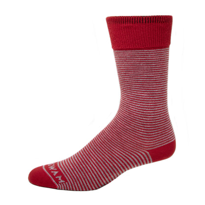 Easy Fit II Ultralightweight Diabetic Sock - Poppy side - made in The USA Wigwam Socks