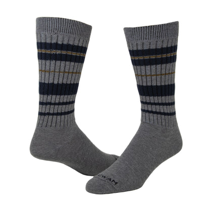 Easy Fit Ultralight Crew Sock - Pewter full - made in The USA Wigwam Socks