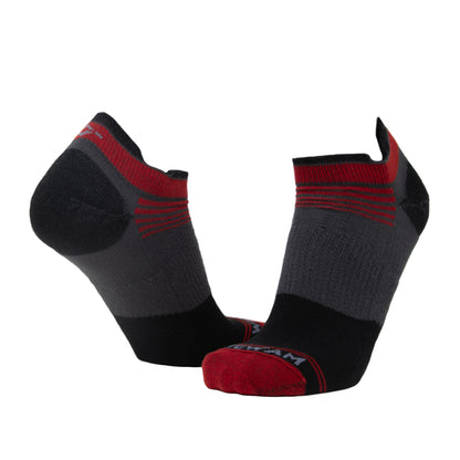 Supersonic No Show Ultralight Sock - Black full product - made in The USA Wigwam Socks