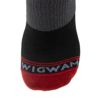 Supersonic No Show Ultralight Sock - Black swatch - made in The USA Wigwam Socks