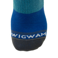 Supersonic No Show Ultralight Sock - Surf The Web swatch - made in The USA Wigwam Socks