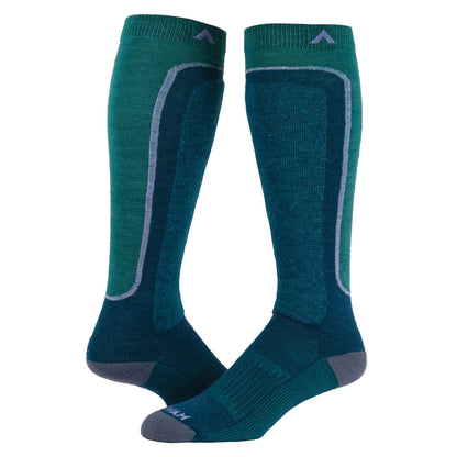 Snow Shield Over-The-Calf Sock - Parasailing full product perspective - made in The USA Wigwam Socks
