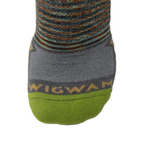 Phantom No Show Lightweight Sock - Pewter swatch - made in The USA Wigwam Socks