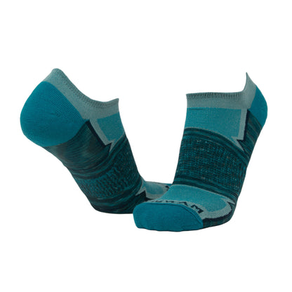Phantom No Show Lightweight Sock - Mineral full product - made in The USA Wigwam Socks