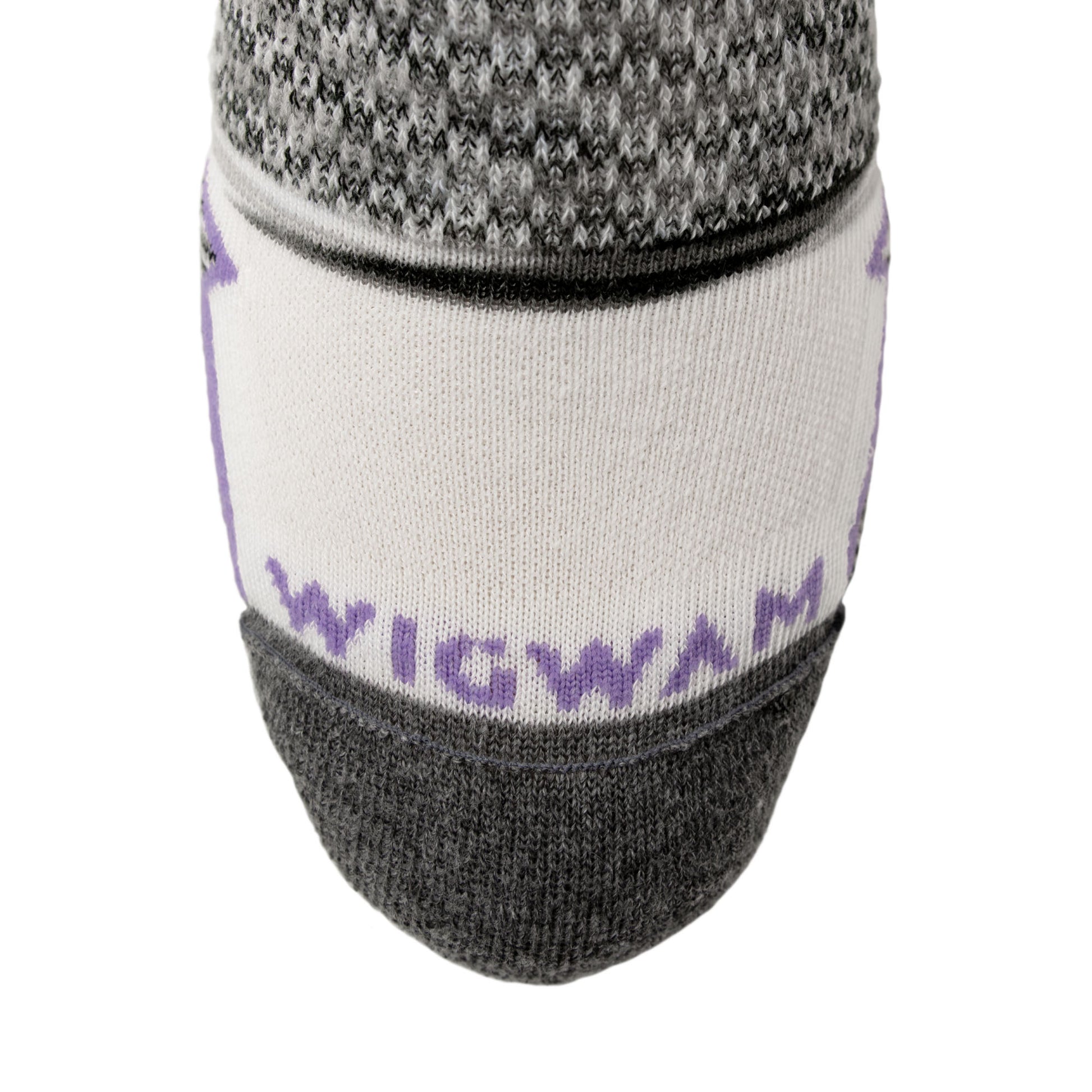 Phantom Quarter Lightweight Sock - White toe - made in The USA Wigwam Socks