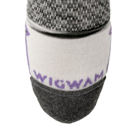 Phantom Quarter Lightweight Sock - White swatch - made in The USA Wigwam Socks