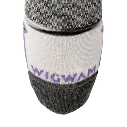 Phantom Quarter Lightweight Sock - White toe - made in The USA Wigwam Socks