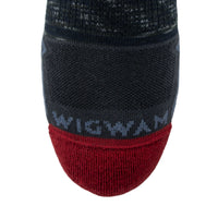 Phantom Quarter Lightweight Sock - Charcoal swatch - made in The USA Wigwam Socks