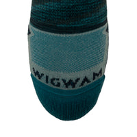 Phantom Quarter Lightweight Sock - Mineral Blue swatch - made in The USA Wigwam Socks