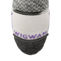 Phantom Mid-Crew Lightweight Sock - White swatch - made in The USA Wigwam Socks
