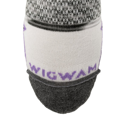 Phantom Mid-Crew Lightweight Sock - White toe - made in The USA Wigwam Socks
