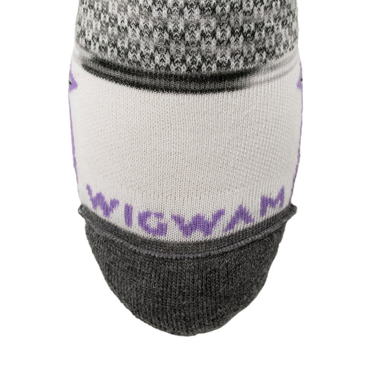Phantom Mid-Crew Lightweight Sock - White toe