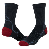 Phantom Mid-Crew Lightweight Sock - Charcoal swatch - by Wigwam Socks