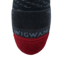 Phantom Mid-Crew Lightweight Sock - Charcoal swatch - made in The USA Wigwam Socks