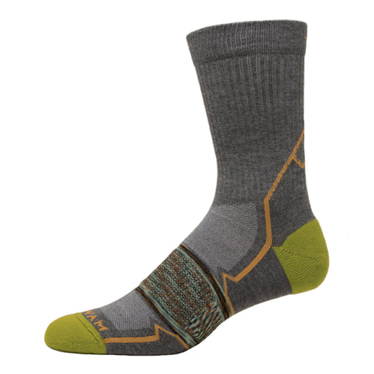 Phantom Mid-Crew Lightweight Sock - Pewter right side
