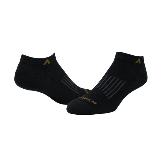 Alpaca Ridge Low Lightweight Sock - Black full product