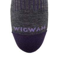 Alpaca Ridge Low Lightweight Sock - Purple Velvet swatch - made in The USA Wigwam Socks